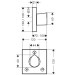 Hansgrohe Vierwegeumstellung UP Axor Starck Organic Quattro/Trio F-Set chrom