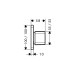 Hansgrohe Vierwegeumstellung UP AXOR Urquiola Quattro/Trio F-Set chrom