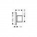 Hansgrohe Vierwegeumstellung UP AXOR Urquiola Quattro/Trio F-Set chrom
