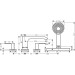 Hansgrohe 4-Loch Wannenarmatur Vivenis F-SetWannenrandmontage mit sBox mattschwarz