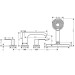 Hansgrohe 4-Loch Wannenarmatur Vivenis F-SetWannenrandmontage mit sBox mattschwarz