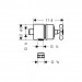 Hansgrohe Wandabsperrventil Axor Montreux Fixfit Stop chr.Kreuzgr.Schlauchanschl.
