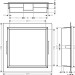 Hansgrohe Wandnische XtraStoris Original m.Rahmen 300x300x70mm MW