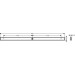 Hansgrohe Wandstange WallStoris Planet Edition 700mm Sand (recycelt)