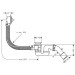Hansgrohe Wannenab-u.Überlaufgarnitur Flexaplus Grundset m.flex.Überlaufschlauch Sonderw