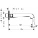 Hansgrohe Wanneneinlauf Axor Citterio E DN20 180mm chrom