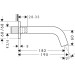 Hansgrohe Wanneneinlauf Axor Citterio M DN20 180mm chrom