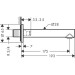 Hansgrohe Wanneneinlauf Axor Uno BN  