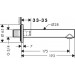 Hansgrohe Wanneneinlauf Axor Uno BN  