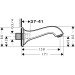 Hansgrohe Wanneneinlauf Metropol Classic DN20 chrom
