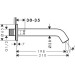 Hansgrohe Wanneneinlauf Tecturis S Matt Black  