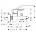 Hansgrohe Wannenmischer Aufputz Metris DN15 chrom
