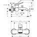 Hansgrohe Wannenmischer Aufputz Original  Vivenis chrom