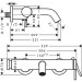 Hansgrohe Wannenmischer Aufputz Tecturis S Matt Black