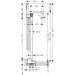 Hansgrohe Wannenmischer Axor Citterio E Fertigset zur Bodenmontage chrom