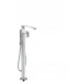 Hansgrohe Wannenmischer Axor Edge Fertigset zur Bodenmontage Diamantschliff chrom