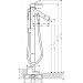 Hansgrohe Wannenmischer Axor Starck Fertigset zur Bodenmontage chrom Hebelgriff