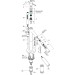 Hansgrohe Wannenmischer Axor Starck Fertigset zur Bodenmontage chrom Hebelgriff