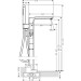 Hansgrohe Wannenmischer AXOR Urquiola Fertigset chrom zur Bodenmontage
