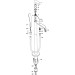 Hansgrohe Wannenmischer Metris Fertigset zur Bodenmontage chrom