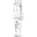Hansgrohe Wannenmischer Talis S Fertigset zur Bodenmontage chrom