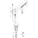 Hansgrohe Wannenmischer Talis S Fertigset zur Bodenmontage chrom