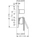 Hansgrohe Wannenmischer Unterputz AXOR Citterio Fertigset m.Sicherungskombination chrom