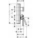 Hansgrohe Wannenmischer Unterputz Axor Edge Fertigset Diamantschliff chrom