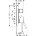 Hansgrohe Wannenmischer Unterputz Axor Starck F-Set chrom m.Sicherungskombination