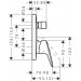 Hansgrohe Wannenmischer Unterputz Logis Fertigset Matt Black m.Sicherungskombination