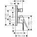 Hansgrohe Wannenmischer Unterputz Rebris E Fertigset m.Sicherungskombination chrom