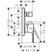 Hansgrohe Wannenmischer Unterputz Rebris S Fertigset Matt Black