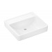 Hansgrohe Waschtisch Xanuia Q 550x480 mm ohne Hahnloch u.Überlauf, SMC weiß