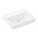 Hansgrohe Waschtisch Xanuia Q 600x480mm ohne Hahnloch u.Überlauf, SMC weiß