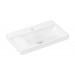 Hansgrohe Waschtisch Xelu Q 800x480mm m.Abl.links/Hahnl.o.Ül.SmartClean weiß
