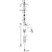 Hansgrohe Waschtischmischer 100 Axor Montreux ohne Ablaufgarnitur chrom