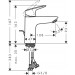 Hansgrohe Waschtischmischer 100 Logis mattschwarz