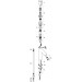 Hansgrohe Waschtischmischer 100 Talis Select S chrom ohne Ablaufgarnitur