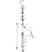 Hansgrohe Waschtischmischer 110 Axor Uno Zerogriff ohne Ablaufgarnitur BN