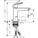 Hansgrohe Waschtischmischer 110 Fine Logis CoolStart ohne Ablaufgarnitur Matt Black