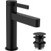 Hansgrohe Waschtischmischer 110 Finoris mit Push-Open Ablaufgarnitur mattschwarz