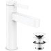 Hansgrohe Waschtischmischer 110 Finoris mit Push-Open Ablaufgarnitur mattweiss