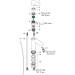 Hansgrohe Waschtischmischer 110 Metris LowFlow chrom