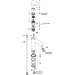 Hansgrohe Waschtischmischer 110 Metris ohne Ablaufgarnitur chrom