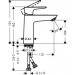 Hansgrohe Waschtischmischer 110 Talis E Brushed Bronze ohne Ablaufgarnitur