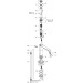 Hansgrohe Waschtischmischer 125 Axor Citterio E chrom