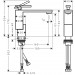 Hansgrohe Waschtischmischer 130 Axor Edge Diamantschliff chrom