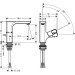 Hansgrohe Waschtischmischer 130 AXOR Urquiola chrom