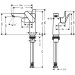 Hansgrohe Waschtischmischer 150 Talis E chrom ohne Ablaufgarnitur