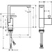 Hansgrohe Waschtischmischer 190 Axor Edge chrom  